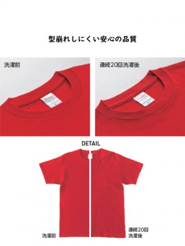 00085-CVT 5.6oz ヘビーウェイトTシャツ DETAIL 