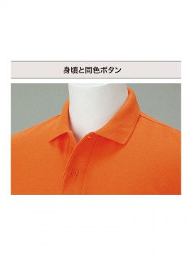 00141-NVP 5.8オンス T/Cポロシャツ(ポケット無し) ボタン色