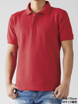 VSN-267 ベーシックスタイル ポロシャツ メンズ着用イメージ