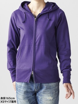 SZP-111 6.2oz ジャージー ジップ パーカ 生地詳細