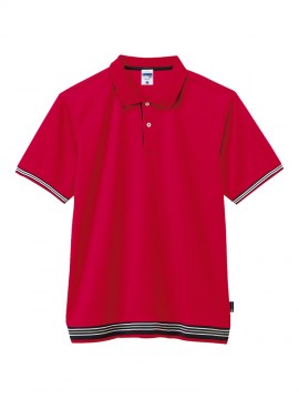 MS3122 裾ラインリブドライポロシャツ（ポリジン加工） イメージ