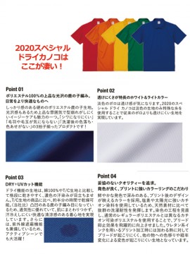 2020 4.7オンス スペシャル ドライ カノコ ポロシャツ（ローブリード）詳細