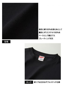 5229 5.3オンス エコT/C プレーティング Tシャツ 詳細