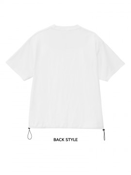 1110 6.5オンス ファインジャージー リラックスフィット Tシャツ（裾ドローコード） バックス