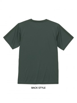 5700 4.4オンス ドライスムース リサイクルポリエステル Tシャツ バックスタイル