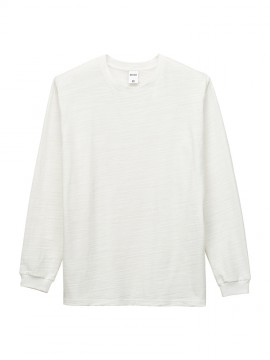 MS1168 スラブ長袖Tシャツ 拡大画像