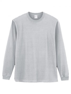 MS1612 5.6オンスハイグレードコットンロングスリーブＴシャツ アッシュ