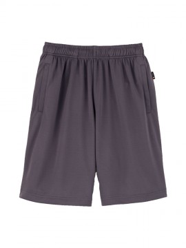 MP6431 ハーフパンツ（ポリジン加工） チャコールグレー