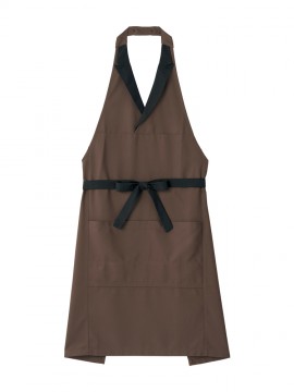 FK7180 襟付き胸当てエプロン 拡大画像