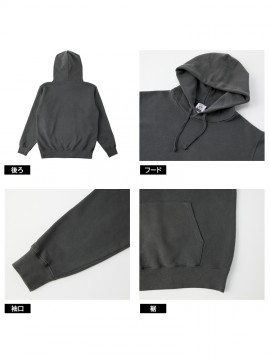 PGP-150 10oz ピグメントP/Oパーカ 仕様