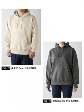 PGP-150 10oz ピグメントP/Oパーカ 着用イメージ
